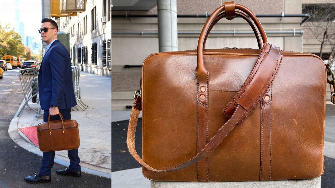 Vintage Leather Briefcase
